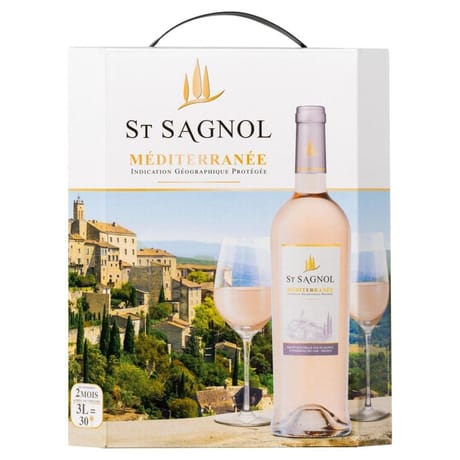 St sagnol igp mediterranee rose 3l 12.5%vol