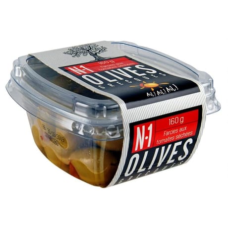 Ail ail ail  n°1 olives vertes farcies aux tomates séchées 160g