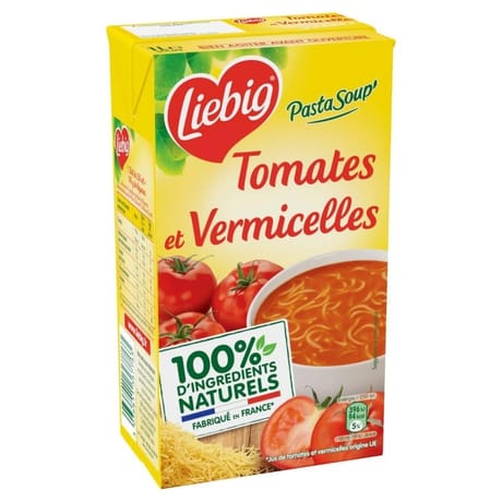 Liebig pasta soup' duo de tomates et légumes et pâtes 1030g
