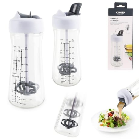 Shaker 2 en 1, 500 ml avec bec verseur