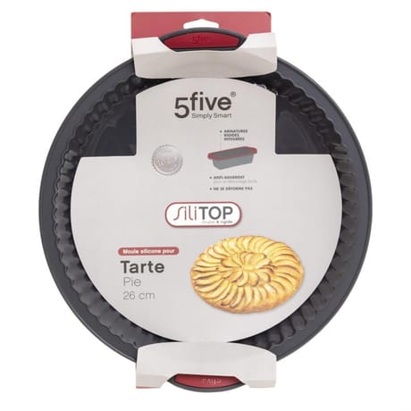 Moule à tarte 26 cm en silicone bords rigides