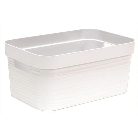 Eda bac de rangement stone blanc céruse 6l