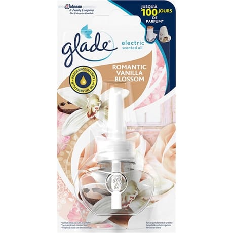 Glade electric scented oil recharge romantic vanilla blossom