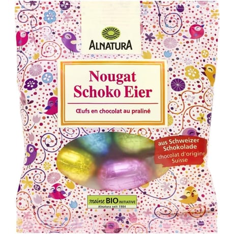 Alnatura oeufs en chocolat pralinés bio 100g