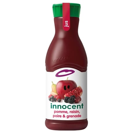 Innocent jus grenade pomme raisin et poire 900ml