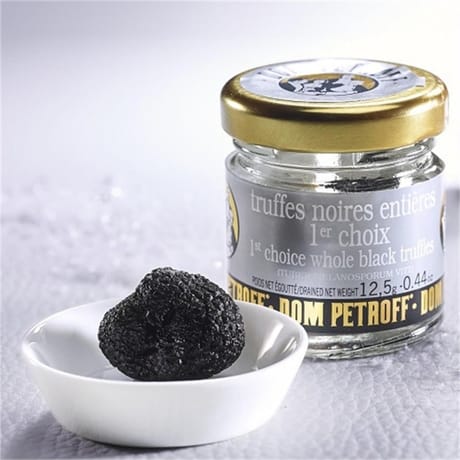 Truffes noires entières 1er choix bocal 12.5g