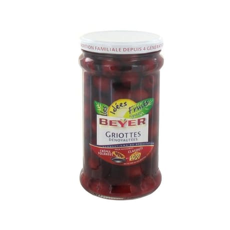 Beyer griottes dénoyautées au sirop 660g