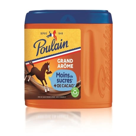 Poulain grand arôme moins de sucre 400g
