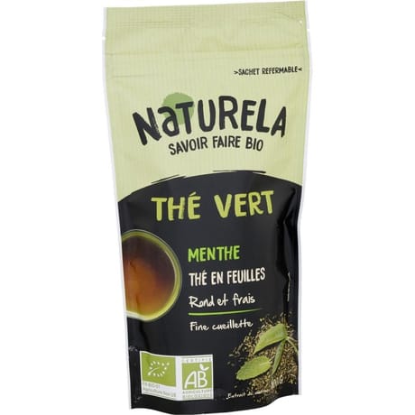 Naturela thé vert menthe marocaine bio 100g