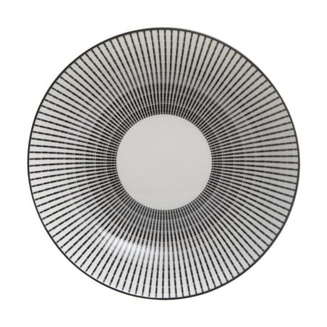 Assiette creuse lunis coloris noir 20.5 cm
