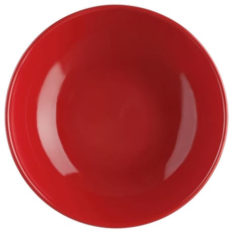 Assiette creuse rouge 22 cm
