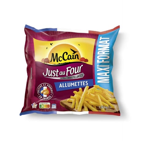Mccain frites just au four allumettes 1.560kg
