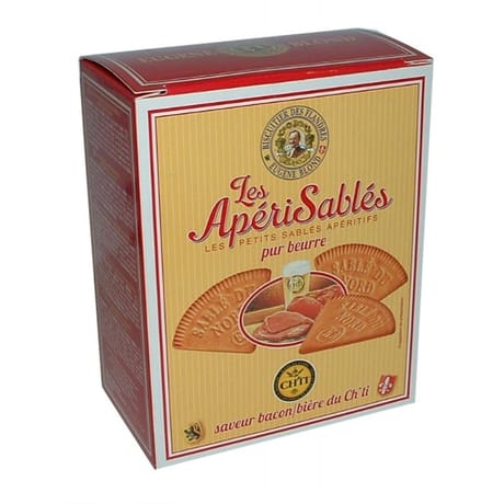 Eugène Blond apérisablés pur beurre bacon/bière du ch'ti 85g
