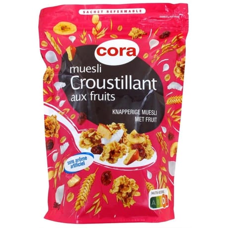 Cora muesli croustillant aux fruits 500g