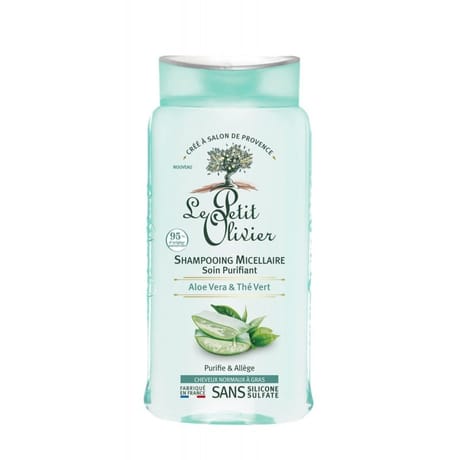 Le petit olivier shampooing aloe vera thé vert cheveux normaux à gras 250ml