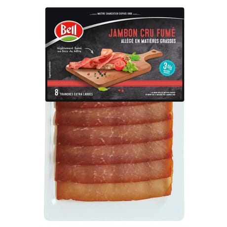 Bell jambon cru maigre fumé 3%mg 100g