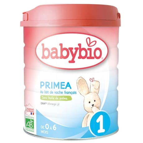 Babybio lait poudre 1er âge primea o à 6 mois 800g