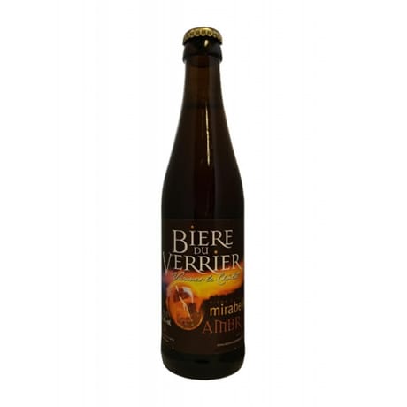 Bière du verrier 33cl 6%vol (Ambrée Mirabelle)