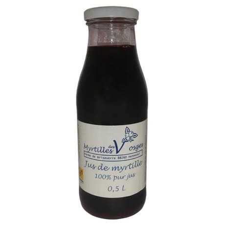 Jus de myrtille pur jus 50cl
