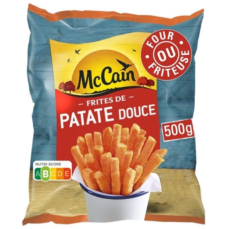 Mccain frites de patate douce 500g