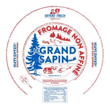 Fromage non affiné le grand sapin