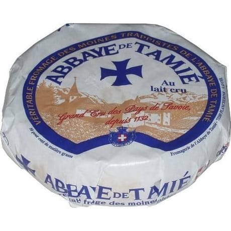 Fromage de l'Abbaye de Tamié  lait cru 26%mg/poids total