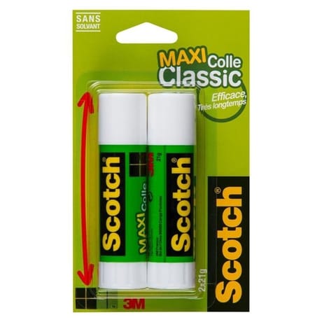 Maxi baton de colle 2x21g sans solvant