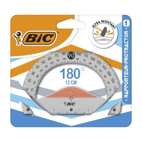 Rapporteur 180° Bic x1