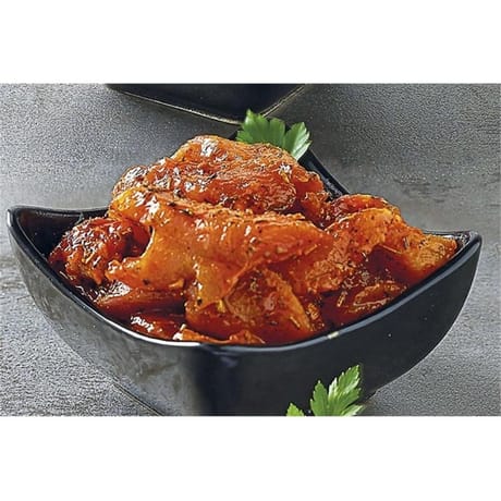 Emincé de poulet mariné