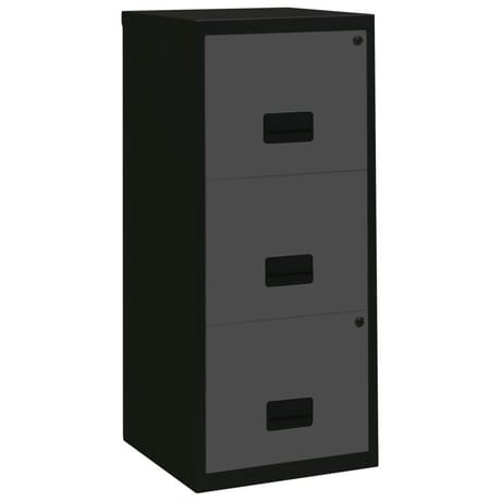 Maxi classeur 3 tiroir +60 ds- corps noir anthracite