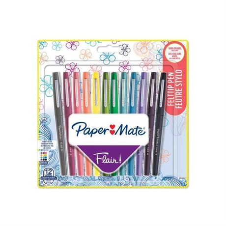 Papermate feutre flair tropical colours x12
