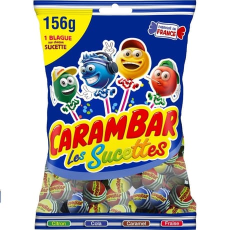 Carambar sucette family 156g