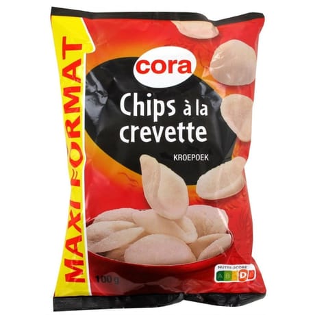 Cora chips de crevettes maxi format 100g