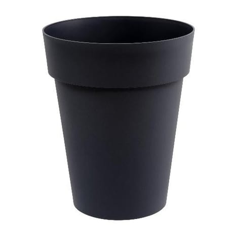 Vase Toscane mi-haut diamètre 44 cm gris anthracite