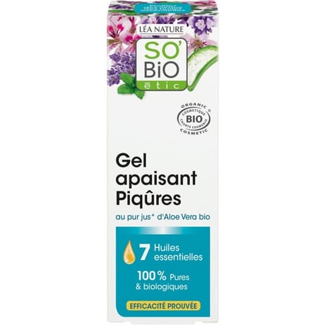 So bio gel apaisant piqures** co org 40ml