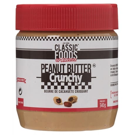 Classic foods crunchy peanut butter 12x340g cfoa