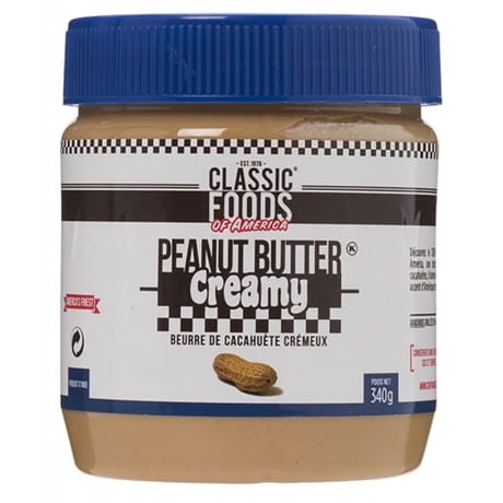 Classic food creamy peanut butter 340g