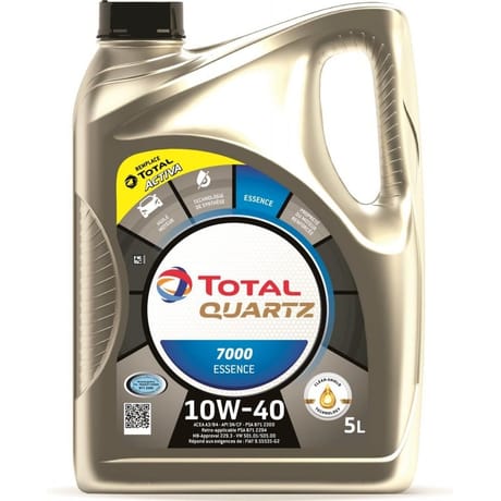 Total huile  quartz 7000 10w-40 essence 4330g