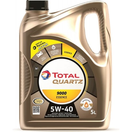 Total huile quartz 9000 5w-40 essence 4270g