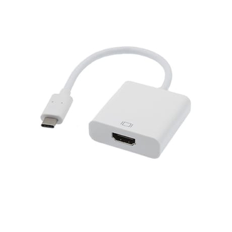 Apm adaptateur usb 3.1 type-c/hdmi male/femelle blanc 590478