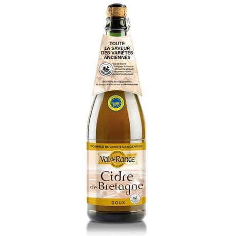 Val de Rance cidre de Bretagne doux 2%vol 75cl