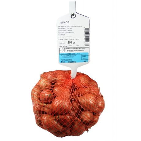 Echalote lg mikor 15/40 filet de 250gr