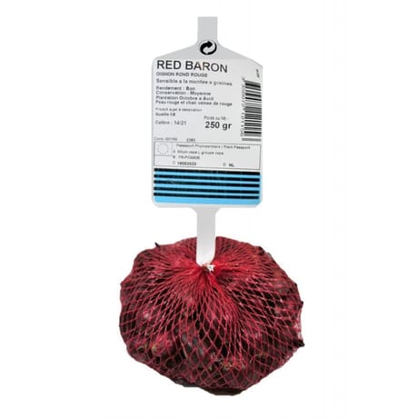 Oignons rge red baron 14/21 filet de 250gr