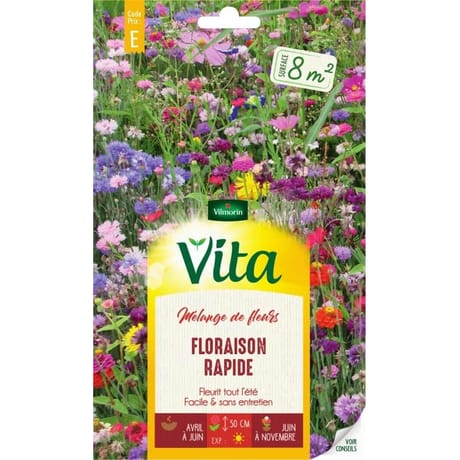 Vita Vilmorin melange fleur rapide 8m2