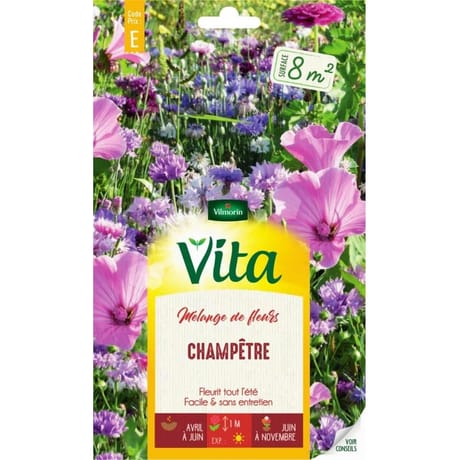 Vita Vilmorin melange fleur champetre  8m2