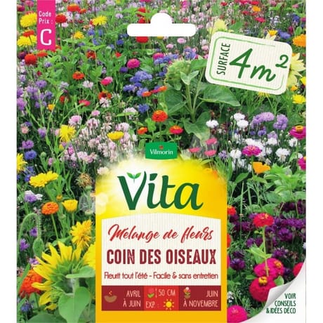 Vita Vilmorin melange oiseaux 4m2