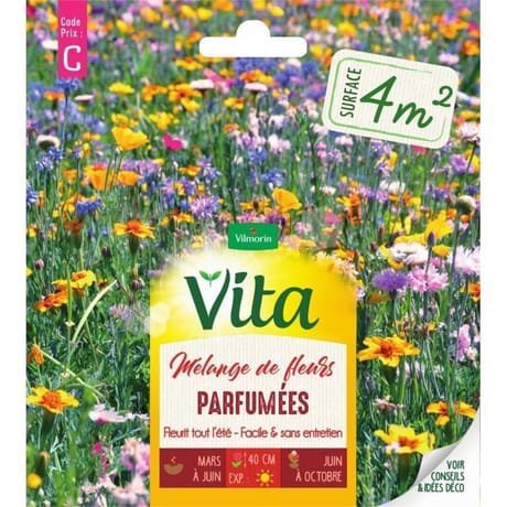 Vita Vilmorin melange fleurs parfumee 4m2