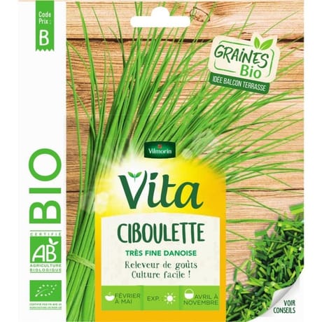 Vita vilmorin ciboulette danoise bio