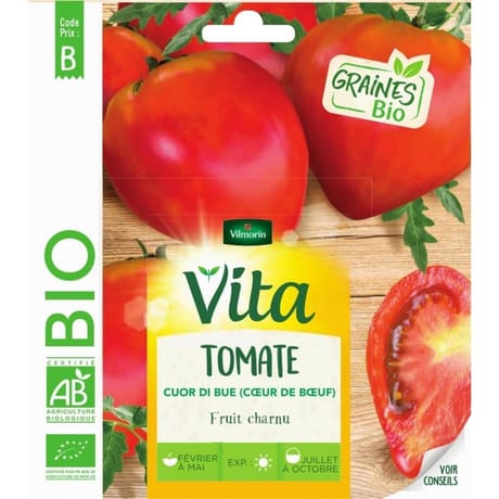 Vita vilmorin tomate cuor di bue bio