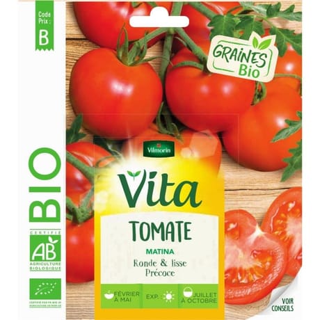 Vita vilmorin tomate ronde matina bio